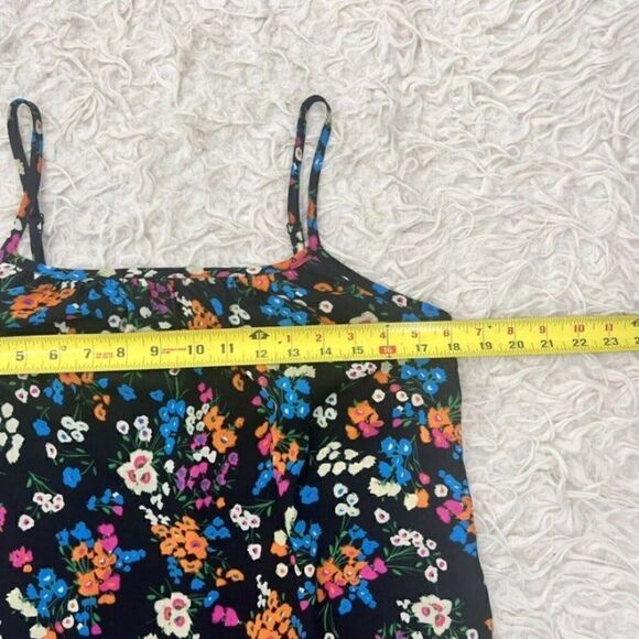 Cabi Carefree Women’s Cami Top Black Colorful Floral Print Tank Top Size Small - Picture 6 of 12